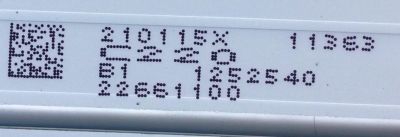 KIT DE LEDS PARA TV HISENSE ORIGINAL 4 PIEZAS / NUMERO DE PARTE 2020091601 / CRH-BXBT50Y13030080409FREV1.0 / HD500Y1U51-T0L2 / 2020091601 / SVH500AG1 / 210115X / 1252540 / 22661100 / PANEL HD500Y1U51-T0L2\S0\MCKD-1\WOC\ROH / MODELO 50A6G - Imagen 3